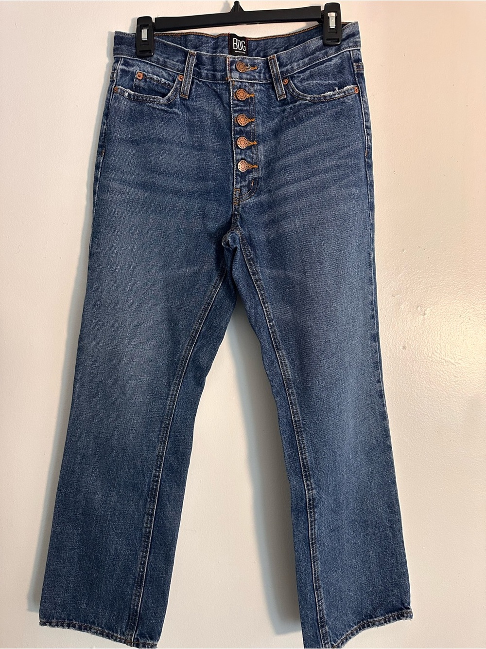 BDG Urban Outfitters Vintage Boot Cut Jeans Button Fly Size 27 Waist 14.5"